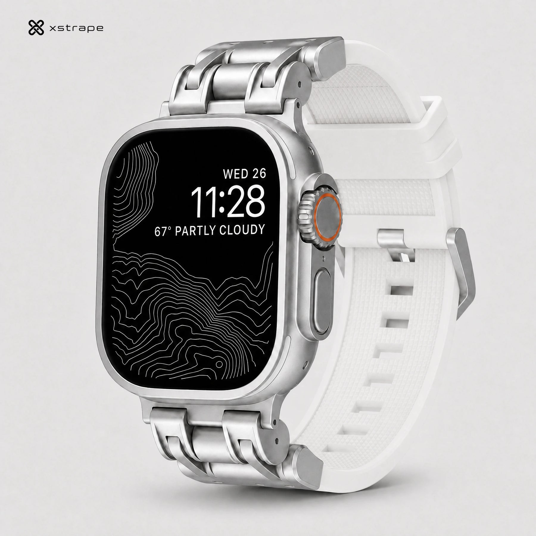 Xstrape Smartwatch with Stainless Steel Band - Fitness Tracker