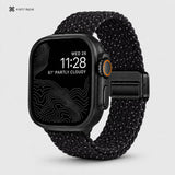 xstrape Black Reflective Braided Apple Watch Ultra Band