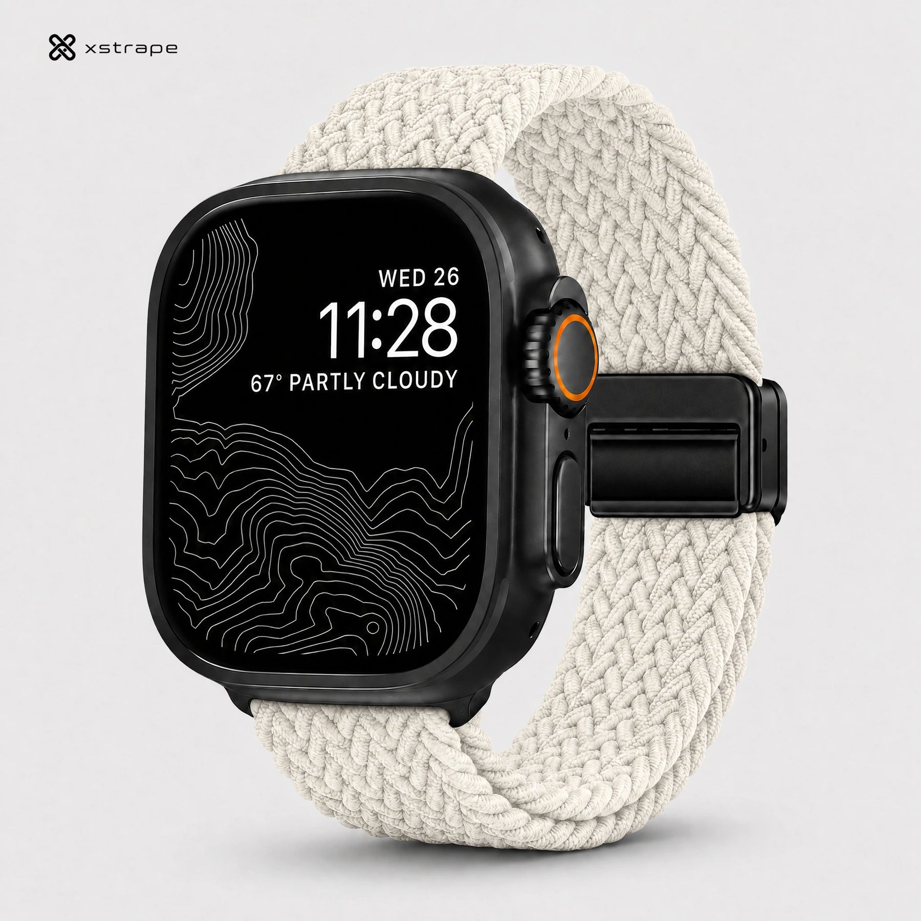 Xstrape Smart Watch with Sleek Design and Weather Display
