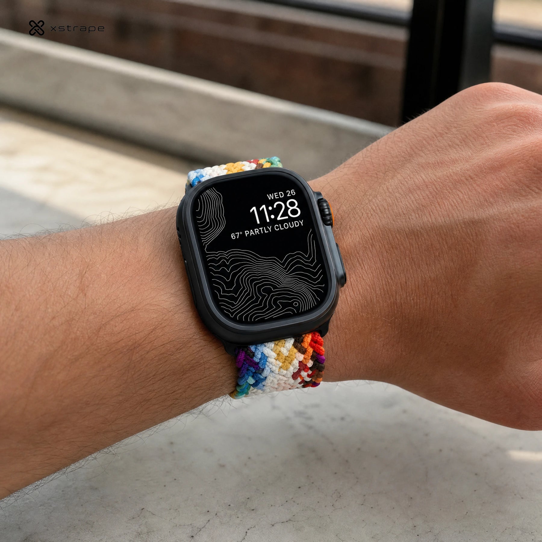 Xstrape Colorful Braided Smartwatch Band for Active Lifestyles