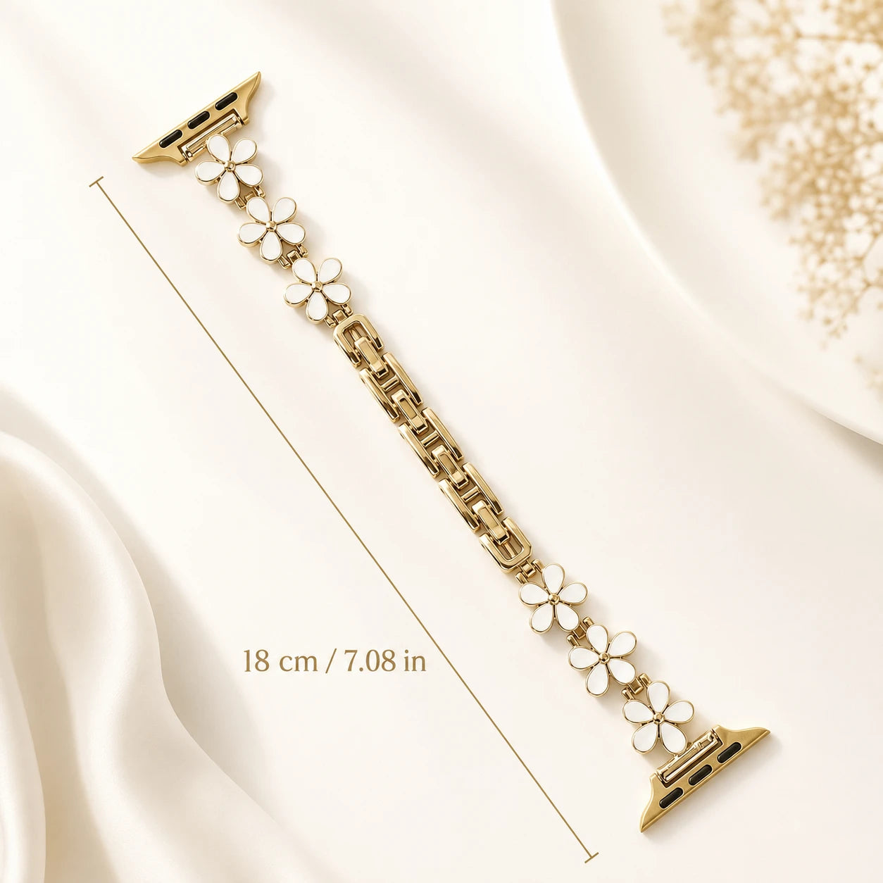 Bloom Enamel Flower Bracelet Band for Apple Watch