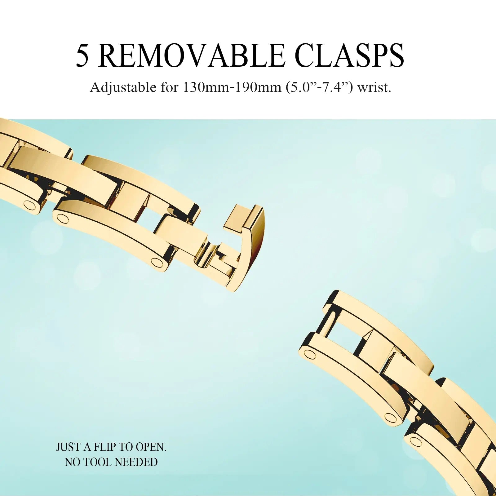 Tiara Slim 316L Stainless Steel Bracelet Band for Apple Watch
