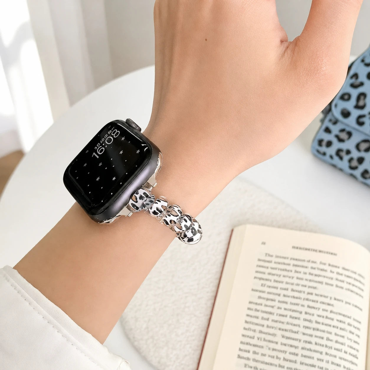 Leopard Coil Stretch Band for Apple Watch