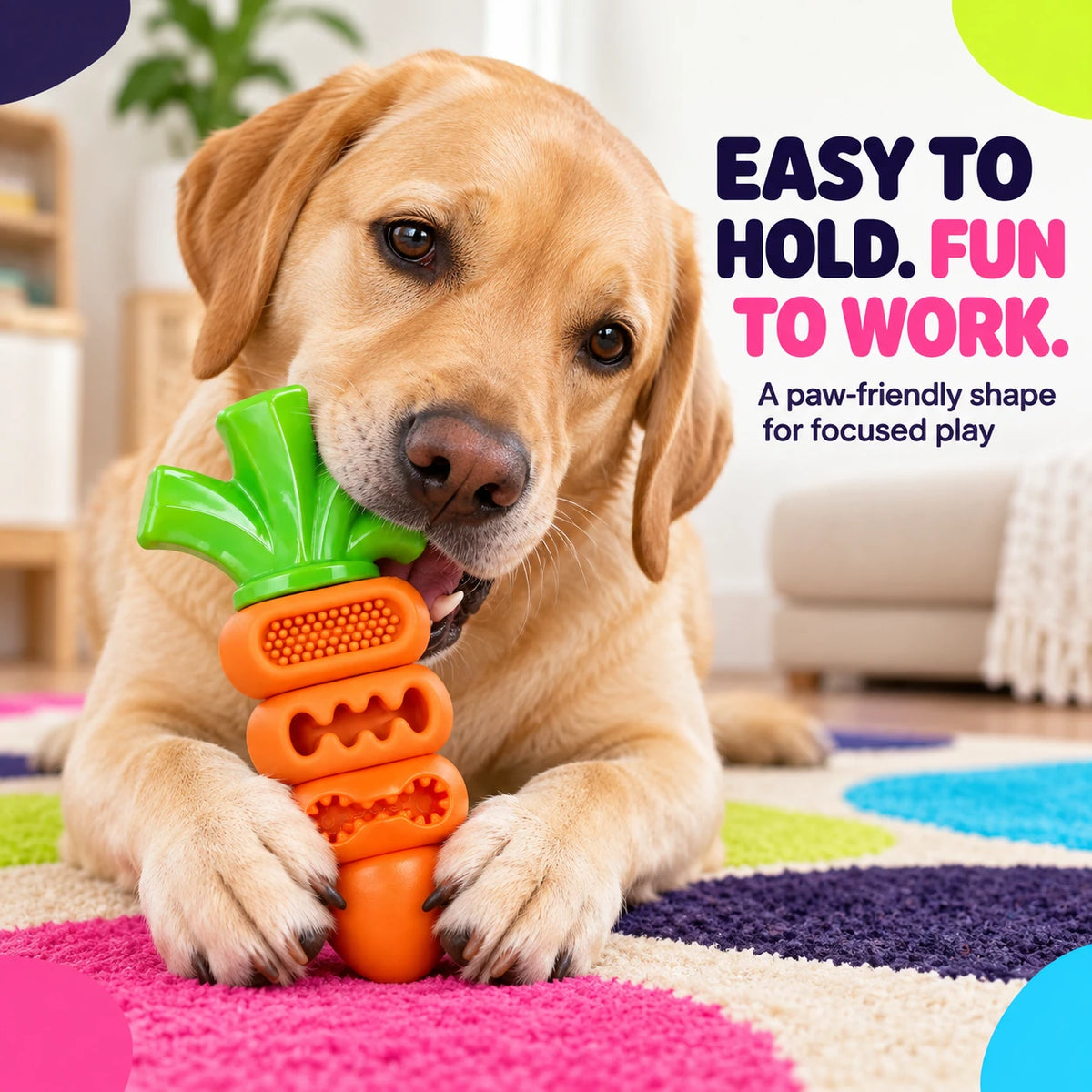 Easy grip chew design
