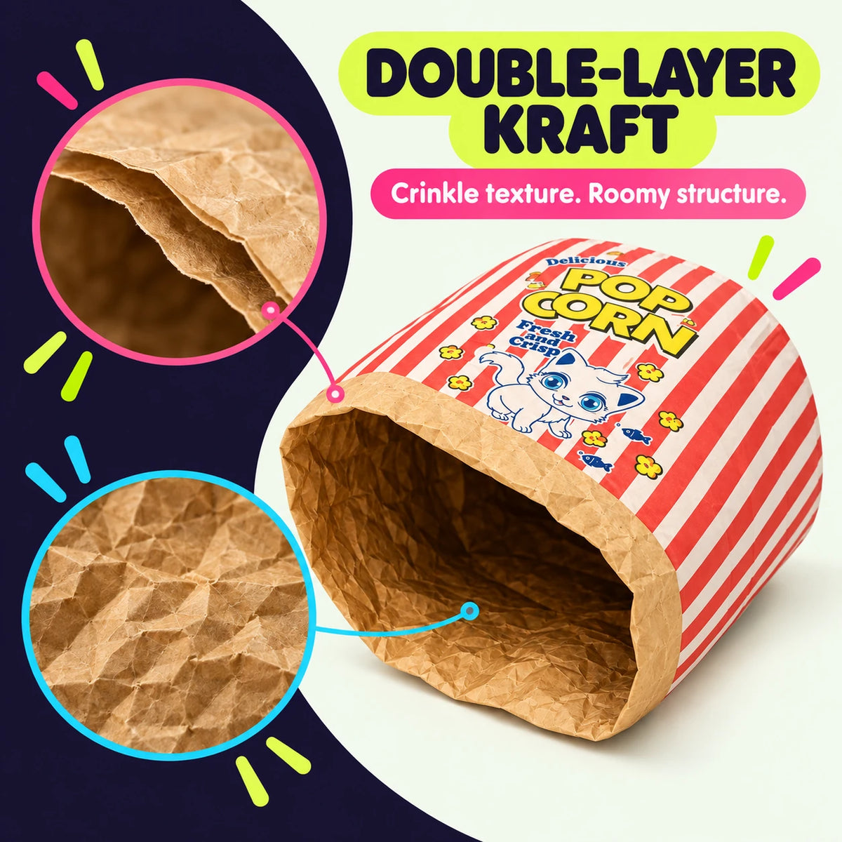 Double-layer kraft paper material details