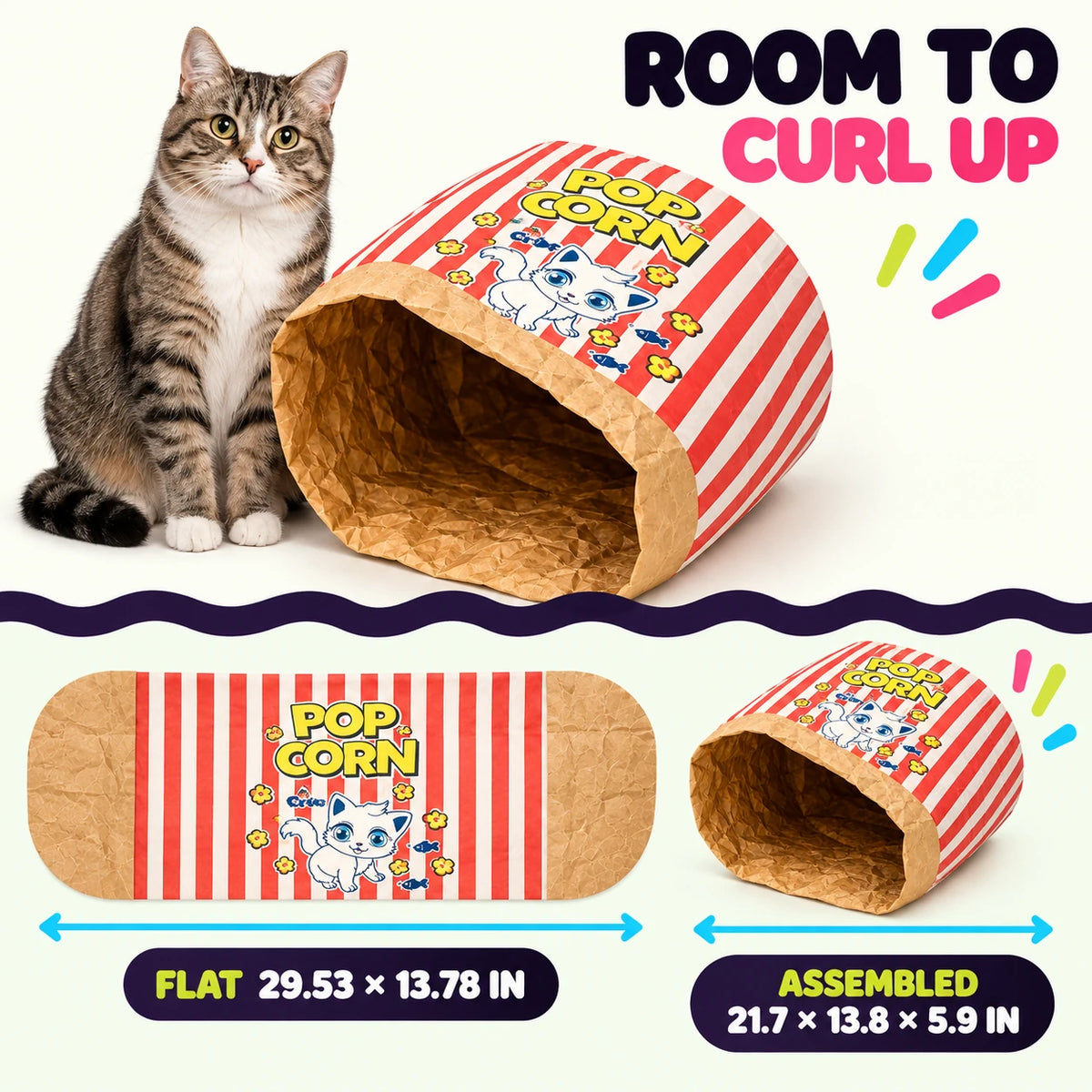 Cat hideout size guide