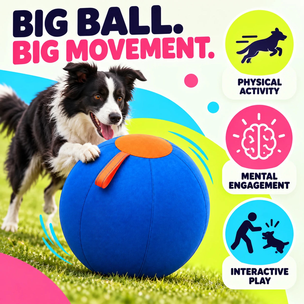 Herding ball activity benefits