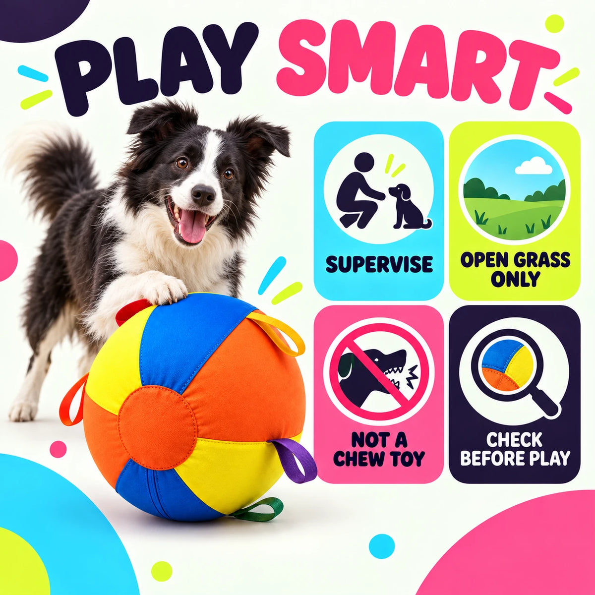 Herding ball safe play guidance