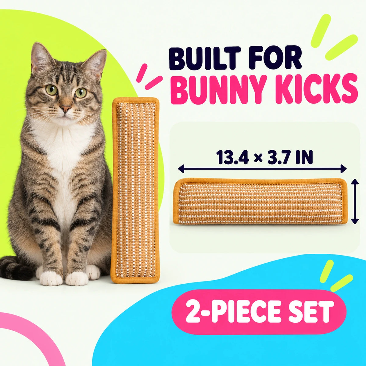 Sisal cat kicker size guide