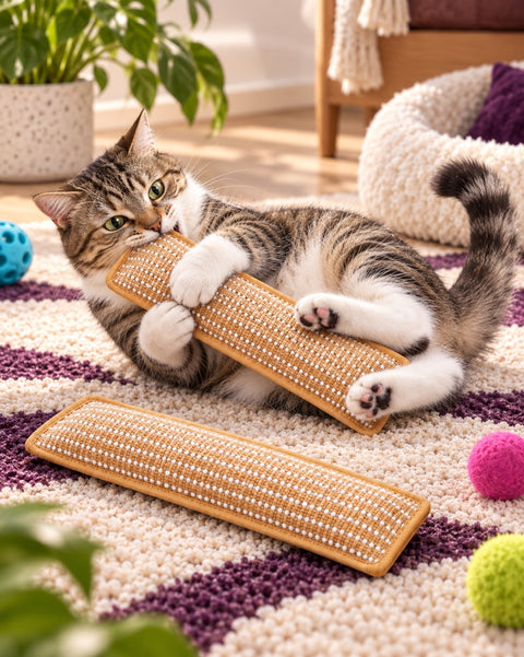 Natural sisal cat kicker toys