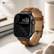 Xstrape Smartwatch with Leather Strap - Adventure Ready