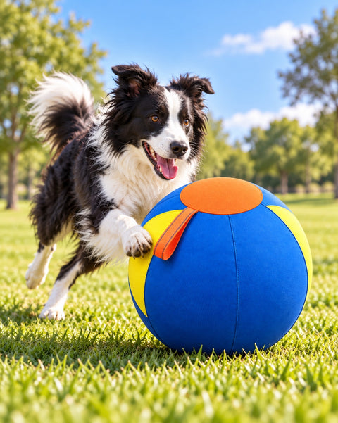 Interactive herding ball for dogs