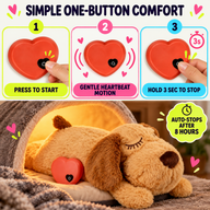 Heartbeat module one-button controls and eight-hour auto-off