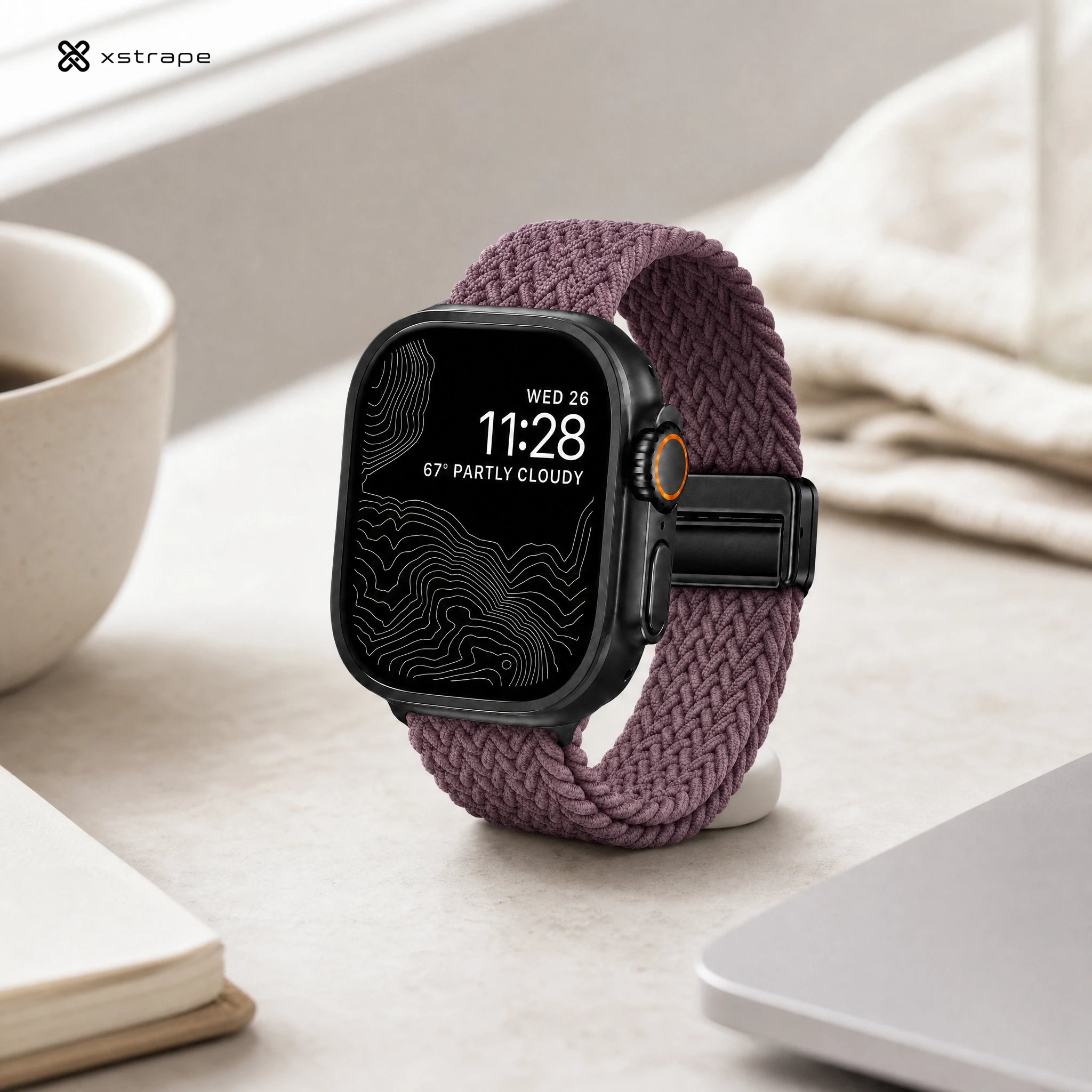 Xstrape Smartwatch with Stylish Braided Strap