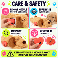 Heartbeat plush toy care and safety guidance