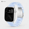 Xstrape Clear Blue Silicone Apple Watch Band