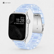 Xstrape Clear Blue Silicone Apple Watch Band