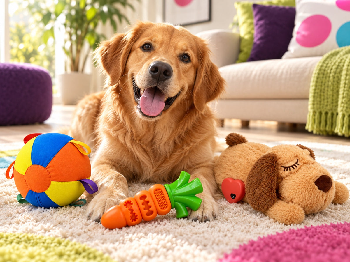 Dog enjoying active play