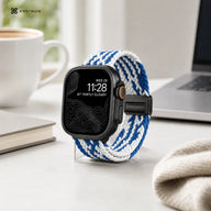Xstrape Durable Smartwatch Band in Blue and White
