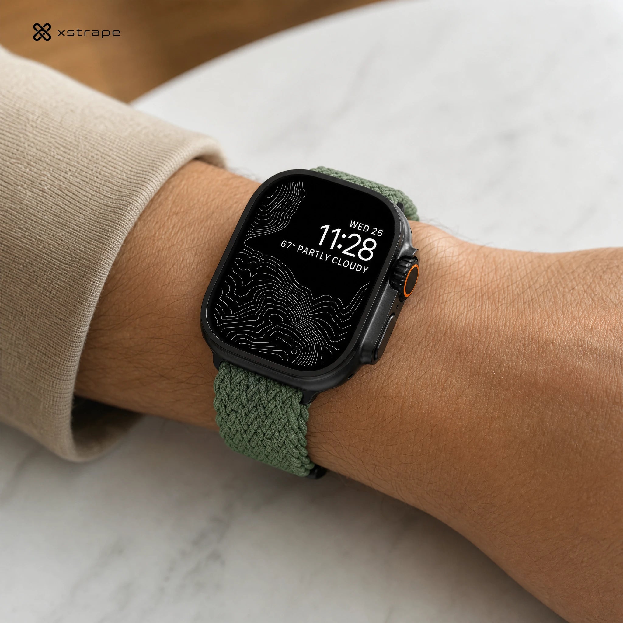 Xstrape Durable Outdoor Smartwatch with Braided Strap