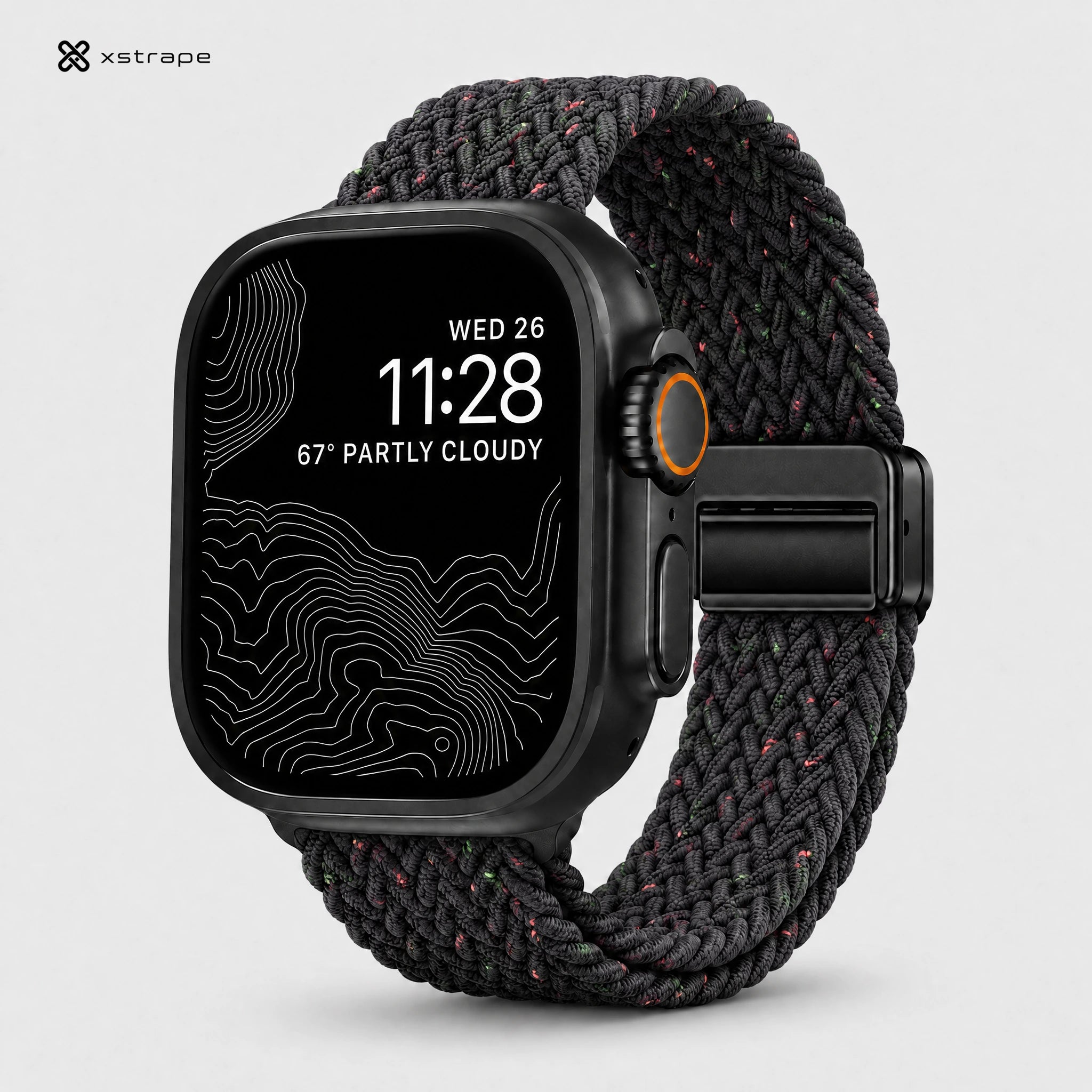 Xstrape Smart Watch with Braided Band - Sleek Design