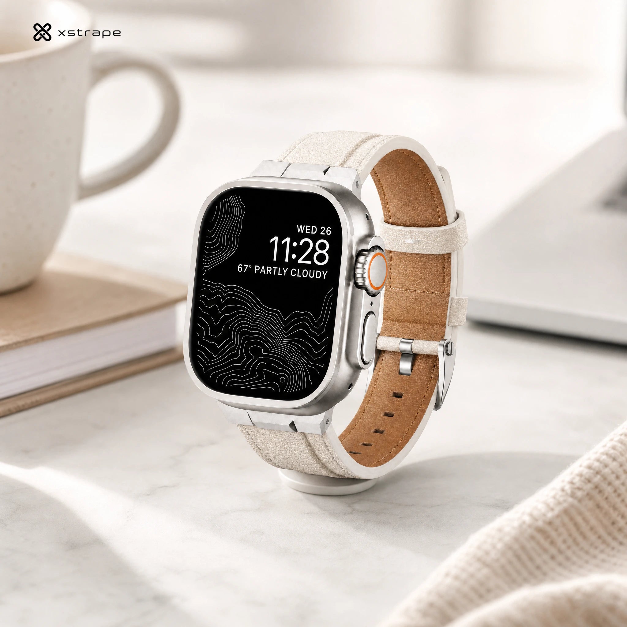 Xstrape Premium Leather Apple Watch Band - Stylish & Durable Replacement Strap