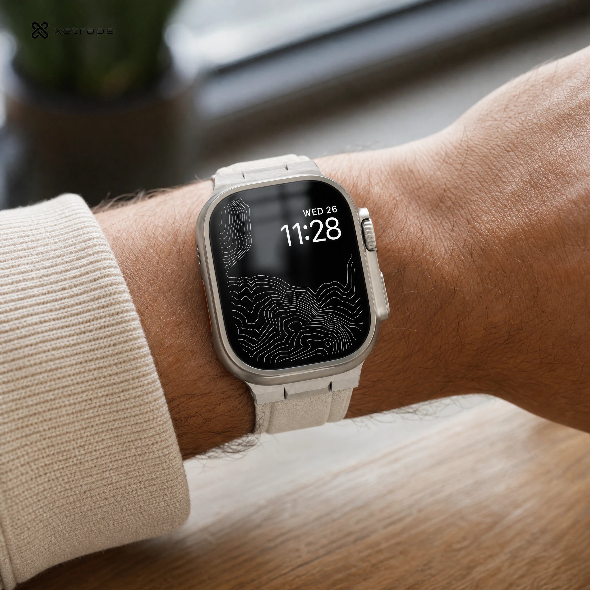 Xstrape Premium Leather Apple Watch Band - Stylish & Durable Replacement Strap