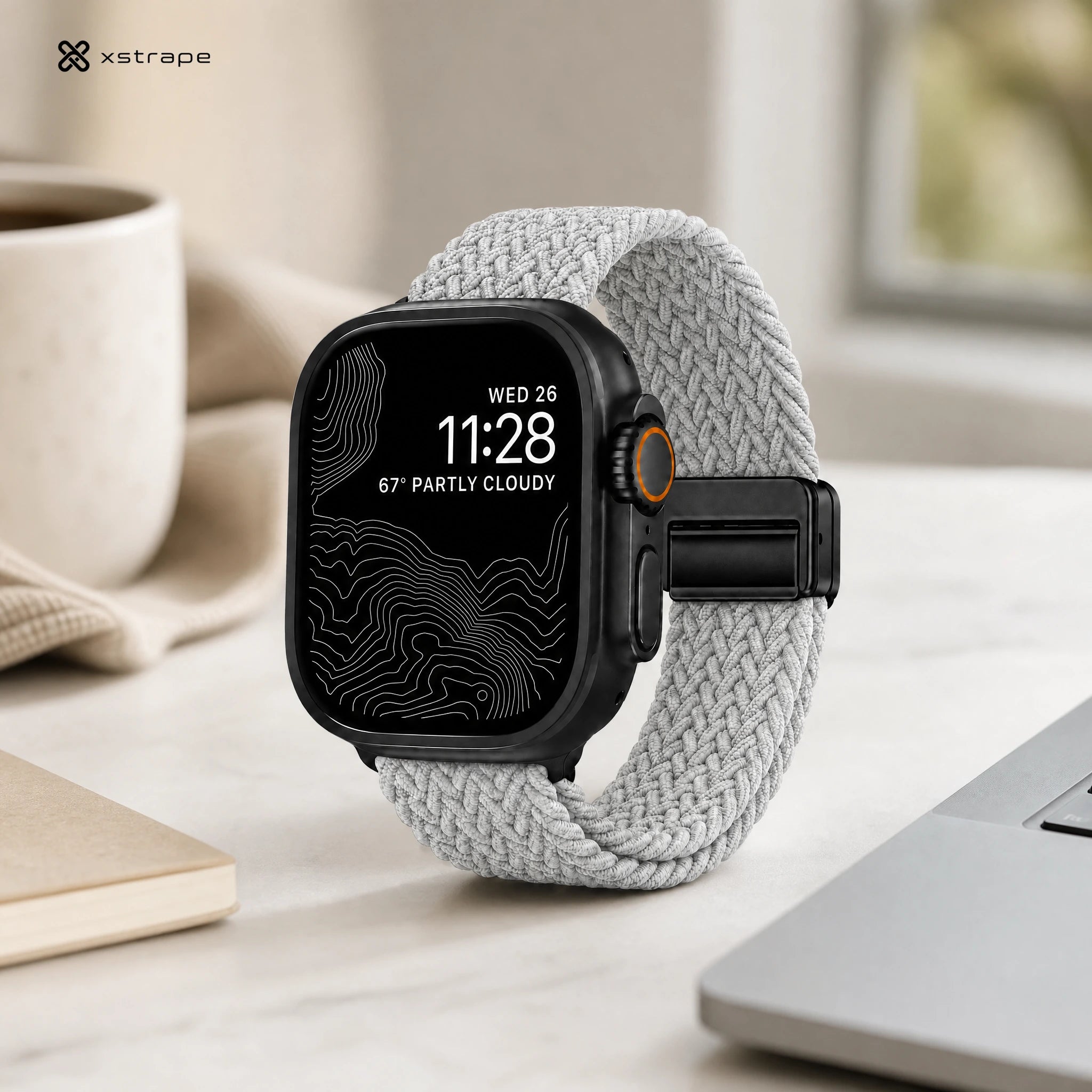 Xstrape Smartwatch with Stylish Braided Strap