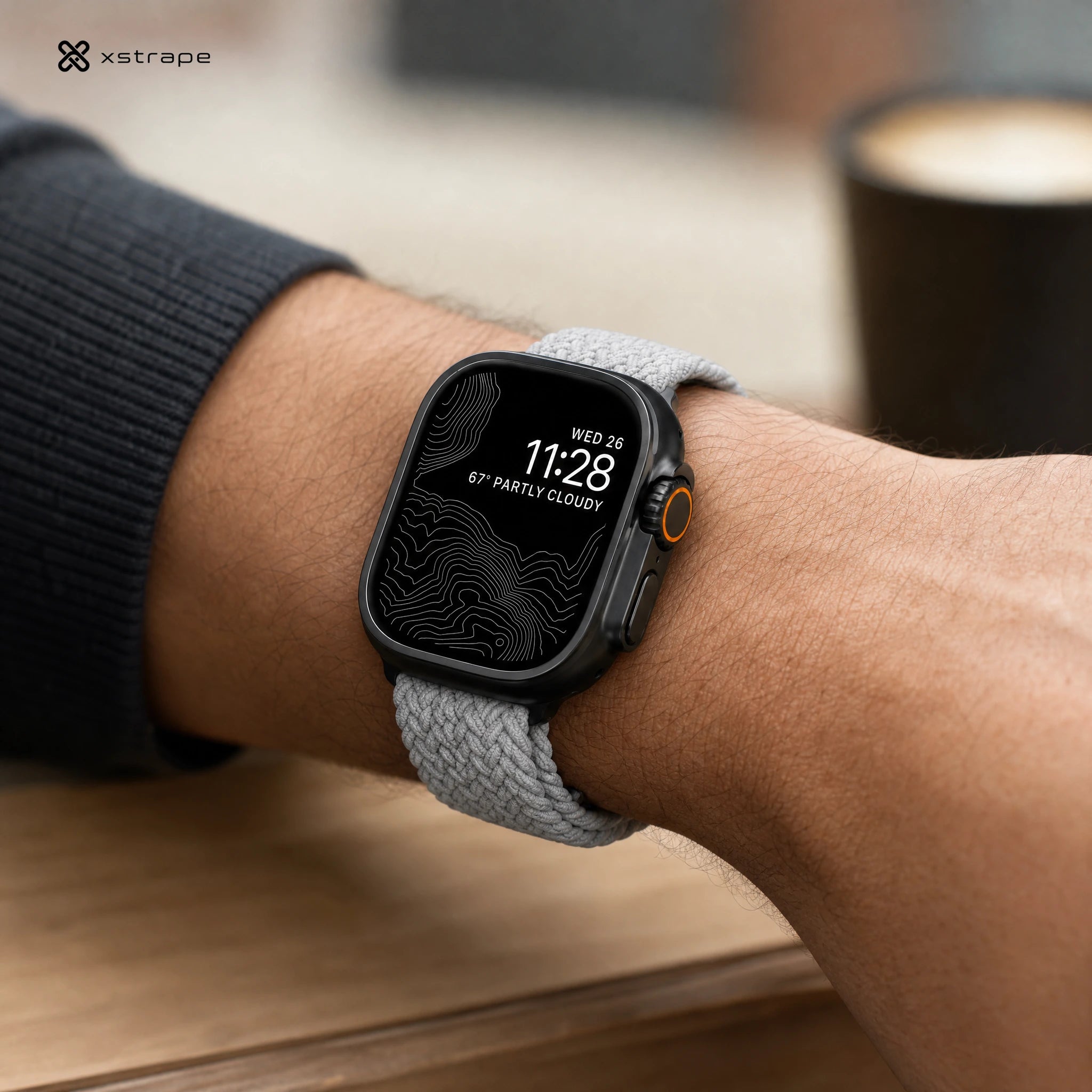 Xstrape Smartwatch with Stylish Braided Strap