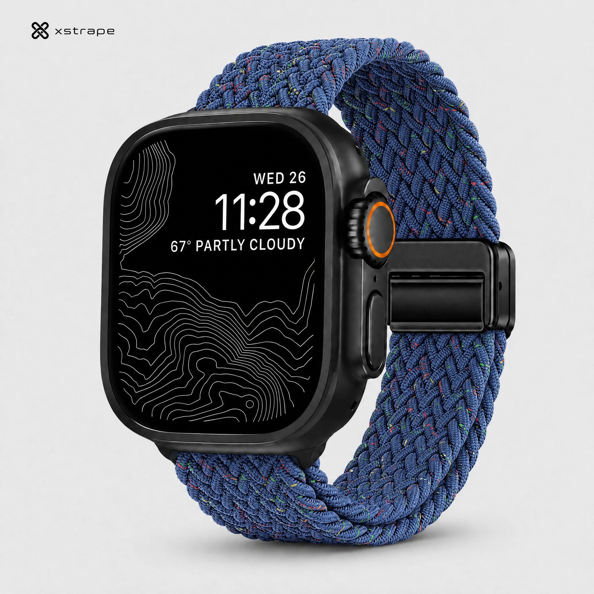Xstrape Smart Watch with Braided Strap _ Stylish Fitness Companion