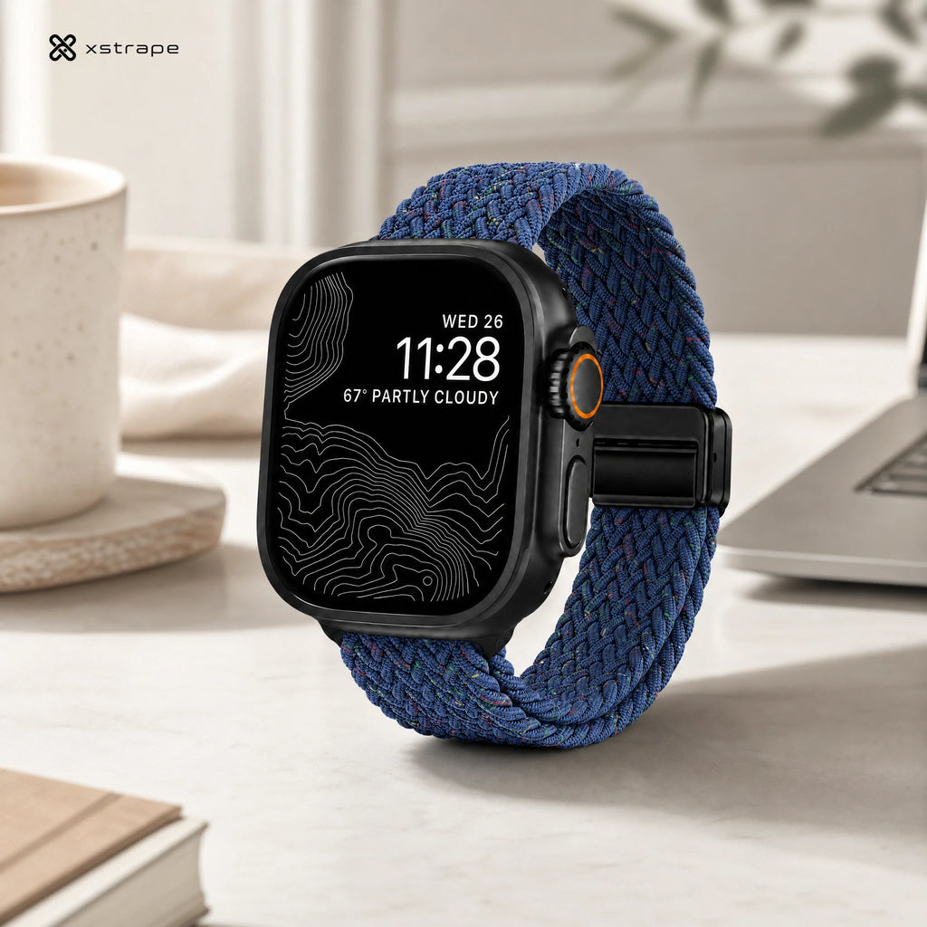 Xstrape Smart Watch with Braided Strap _ Stylish Fitness Companion