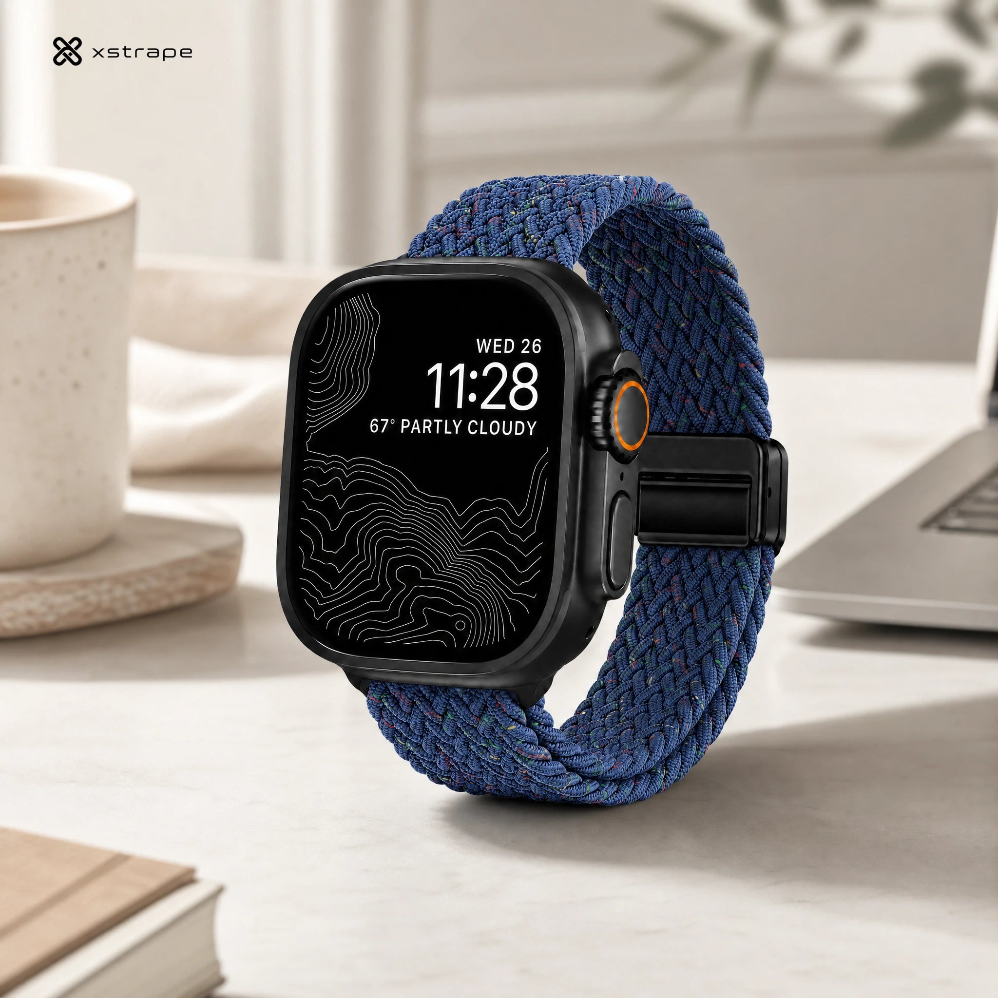 Xstrape Smart Watch with Braided Strap _ Stylish Fitness Companion