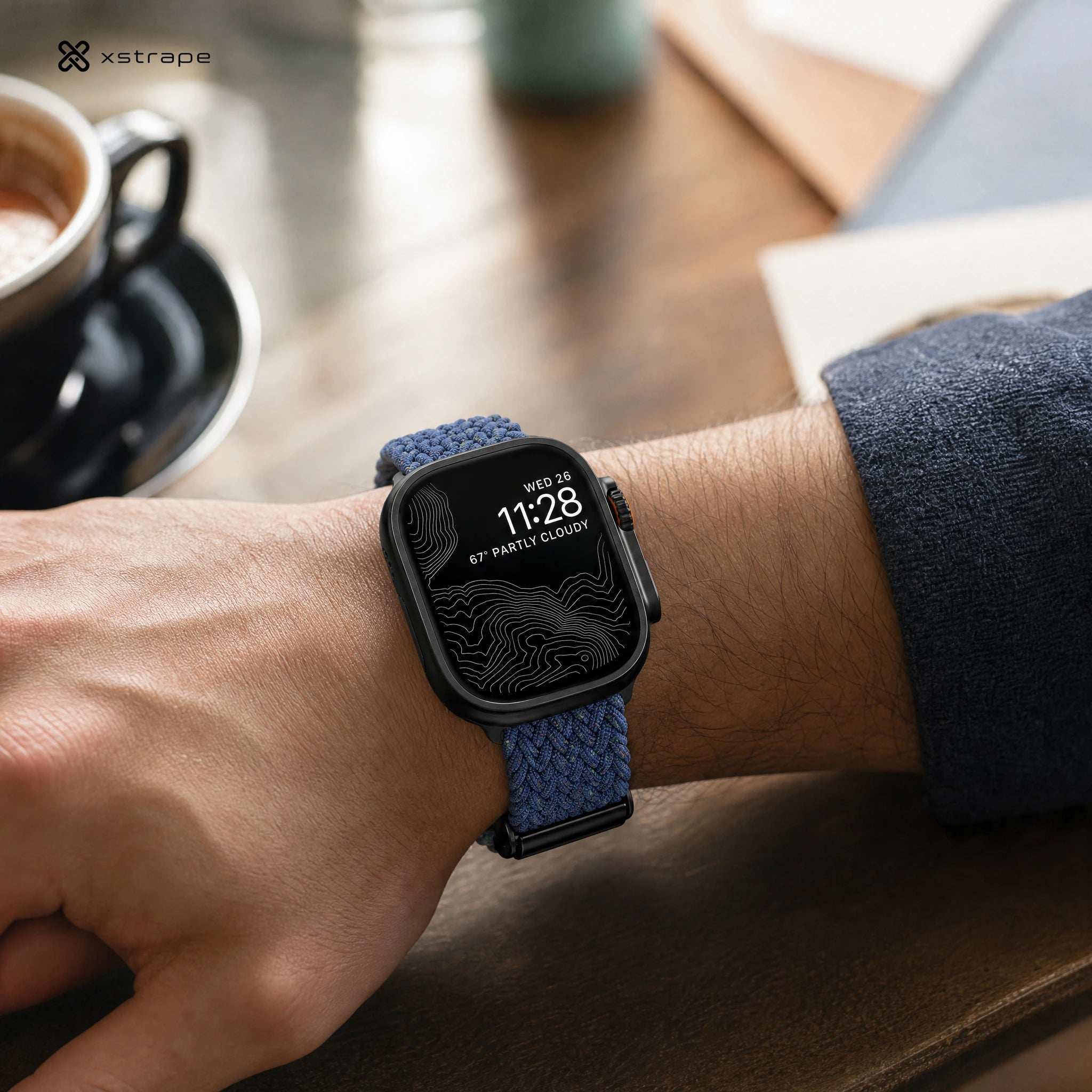 Xstrape Smart Watch with Braided Strap _ Stylish Fitness Companion