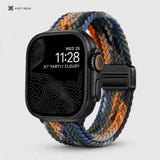 xstrape Braided Solo Loop Apple Watch Band - Stretch Nylon Sport Strap with Adjustable Buckle