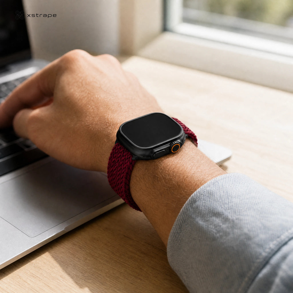 Stylish Smartwatch with Braided Strap - Xstrape