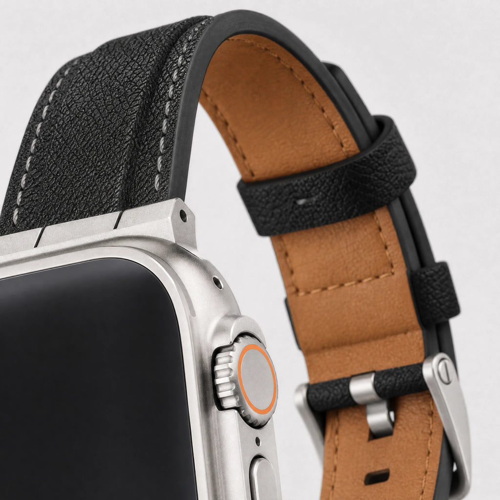 Xstrape Stylish Smart Watch with Leather Strap