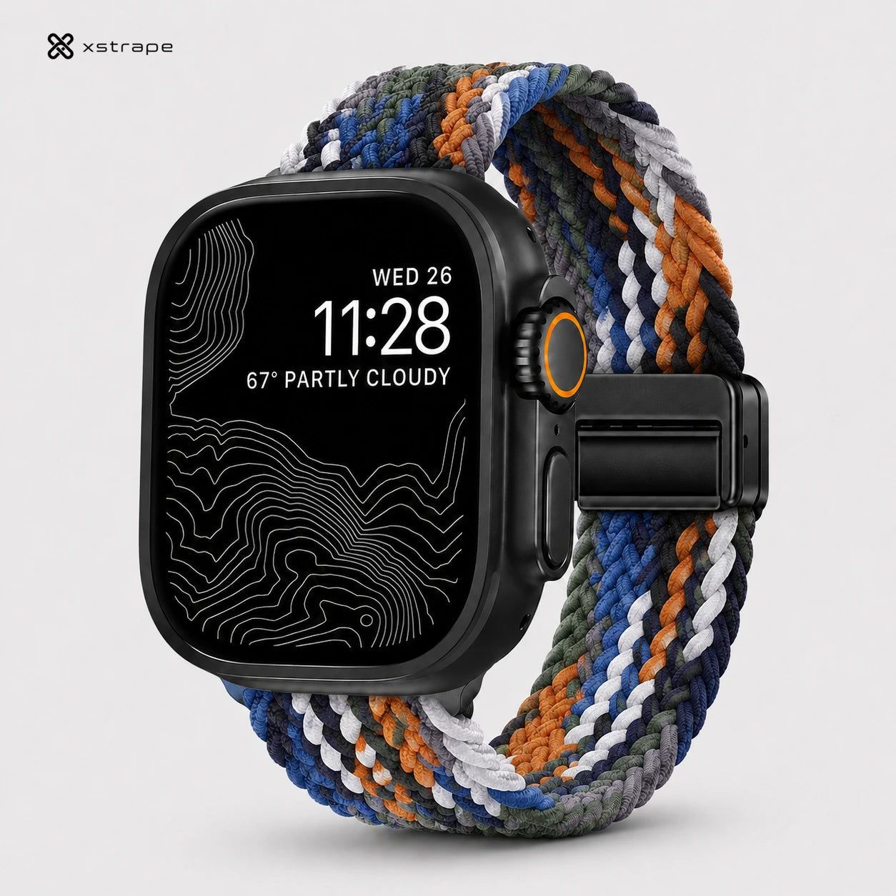 Xstrape Smart Watch with Braided Strap - Stylish & Functional