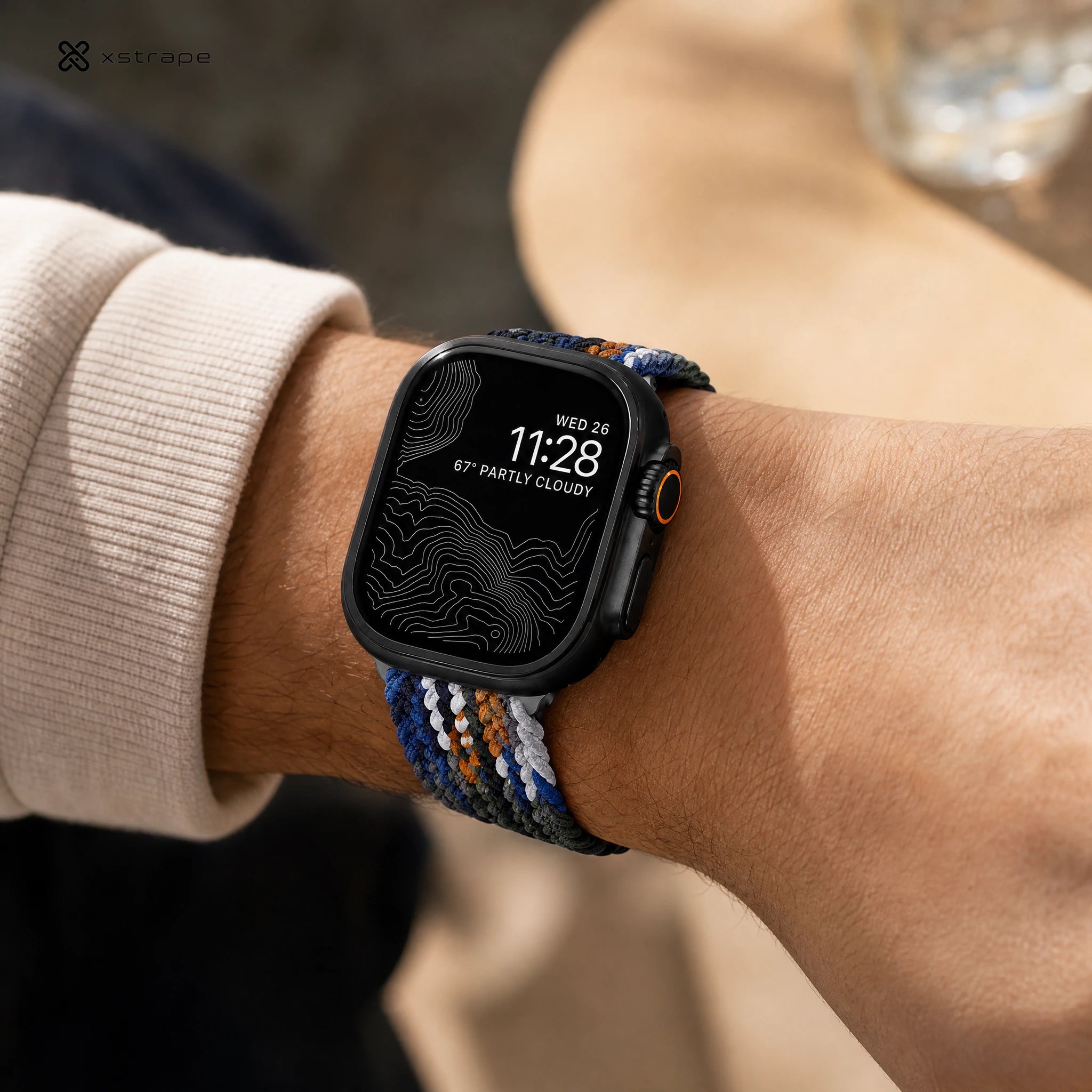Xstrape Smart Watch with Braided Strap - Stylish & Functional