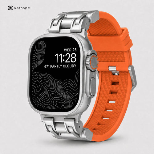 Xstrape Weatherproof Smartwatch with Stainless Steel Band
