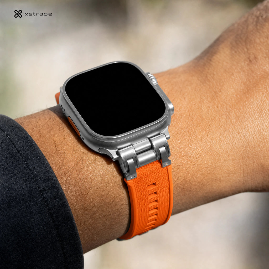 Xstrape Weatherproof Smartwatch with Stainless Steel Band
