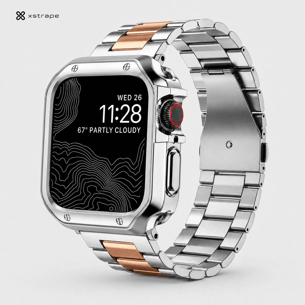 Xstrape Luxury Smartwatch with Stainless Steel Bracelet