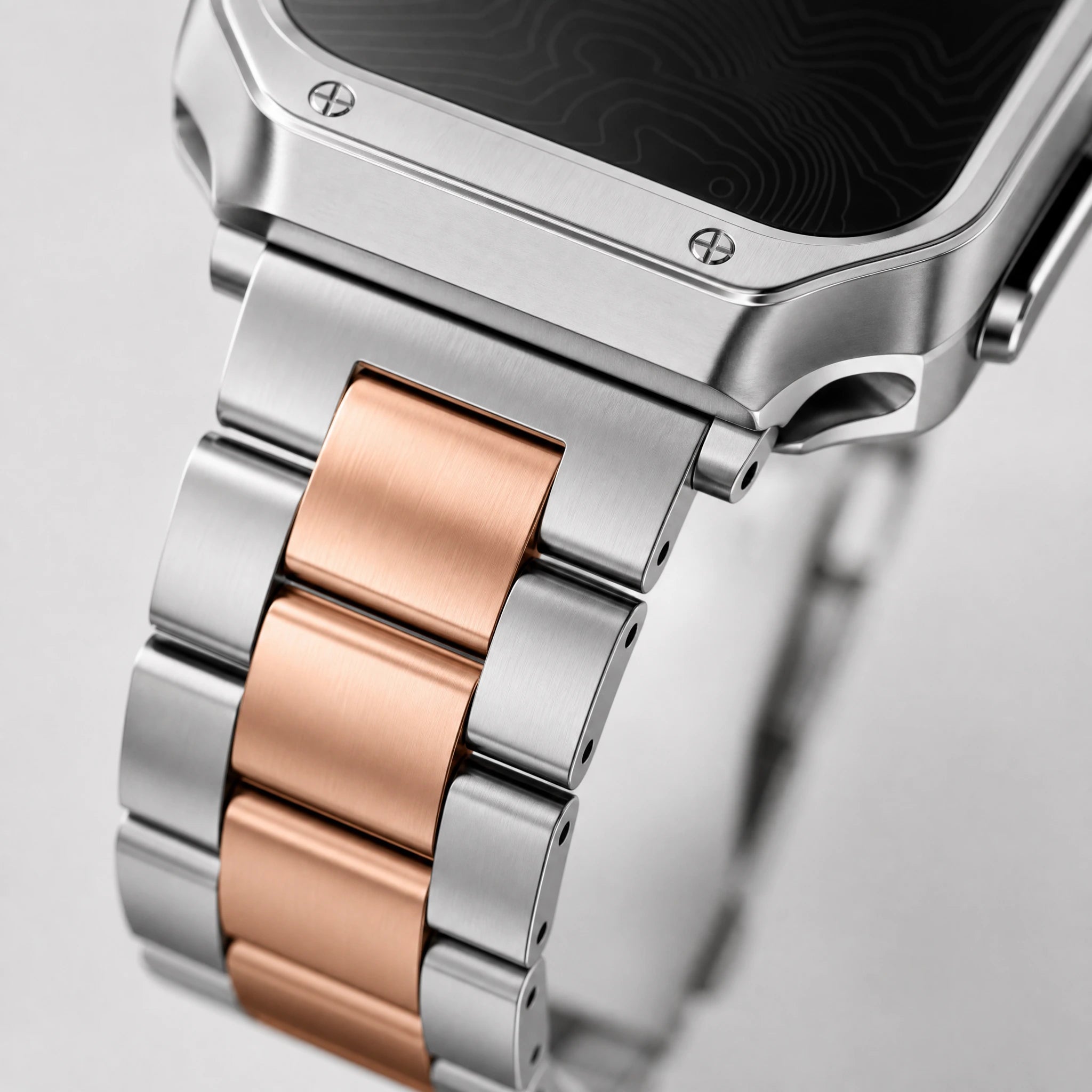 Xstrape Luxury Smartwatch with Stainless Steel Bracelet