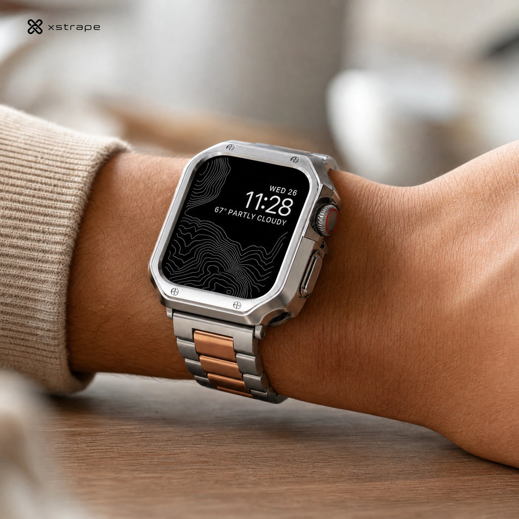 Xstrape Luxury Smartwatch with Stainless Steel Bracelet