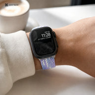 xstrape Pastel Braided Solo Loop Apple Watch Band - Soft Stretch Nylon Strap
