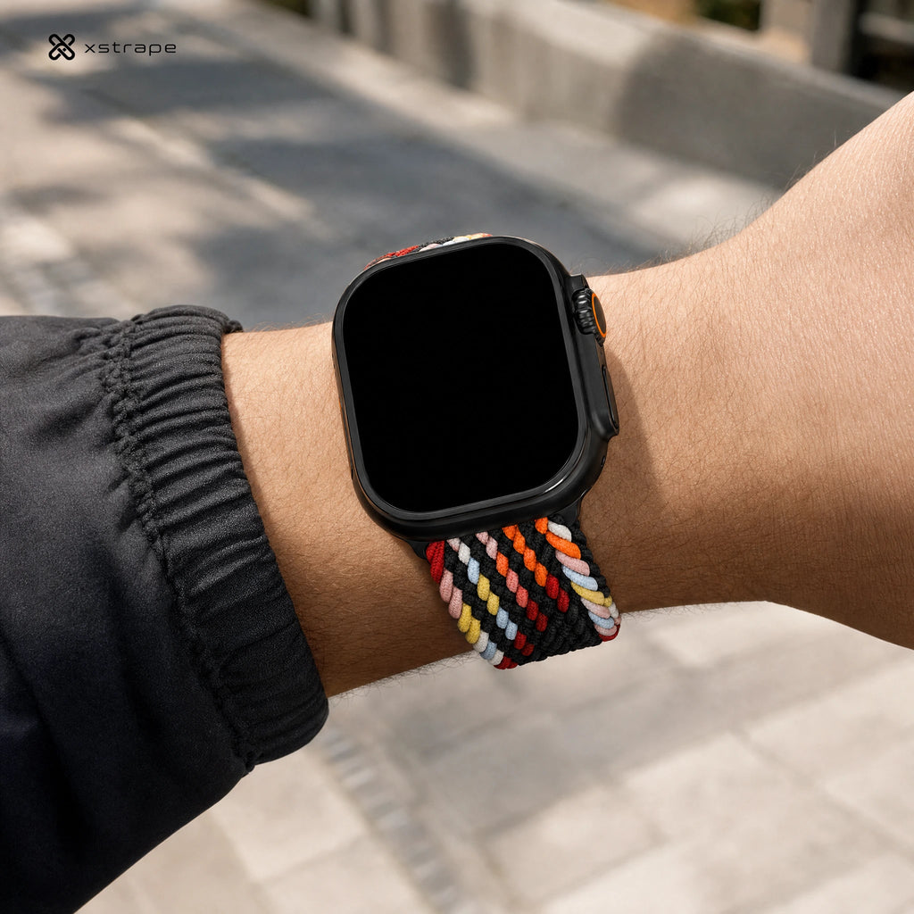 Xstrape Colorful Braided Sport Watch Band for Smartwatches