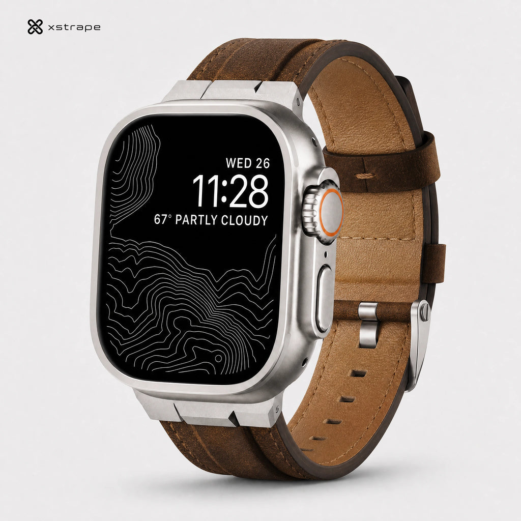 Xstrape Premium Smartwatch with Leather Strap
