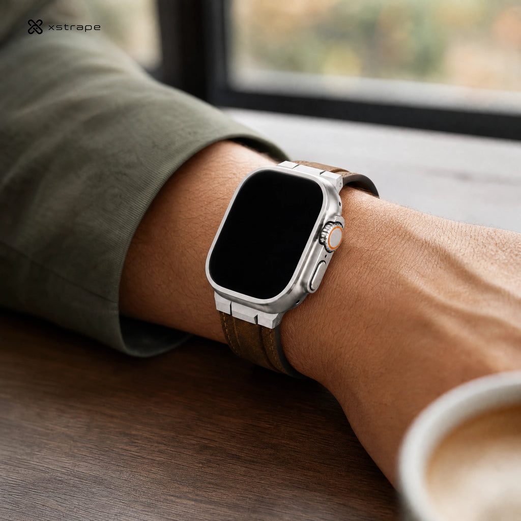 Xstrape Premium Smartwatch with Leather Strap