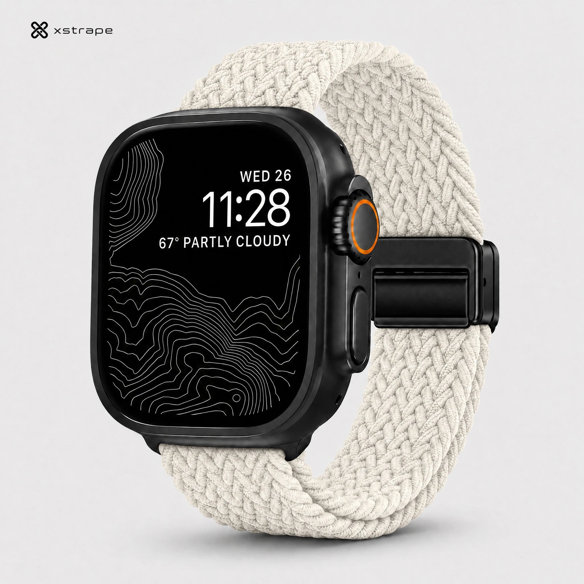 Xstrape Smart Watch with Sleek Design and Weather Display