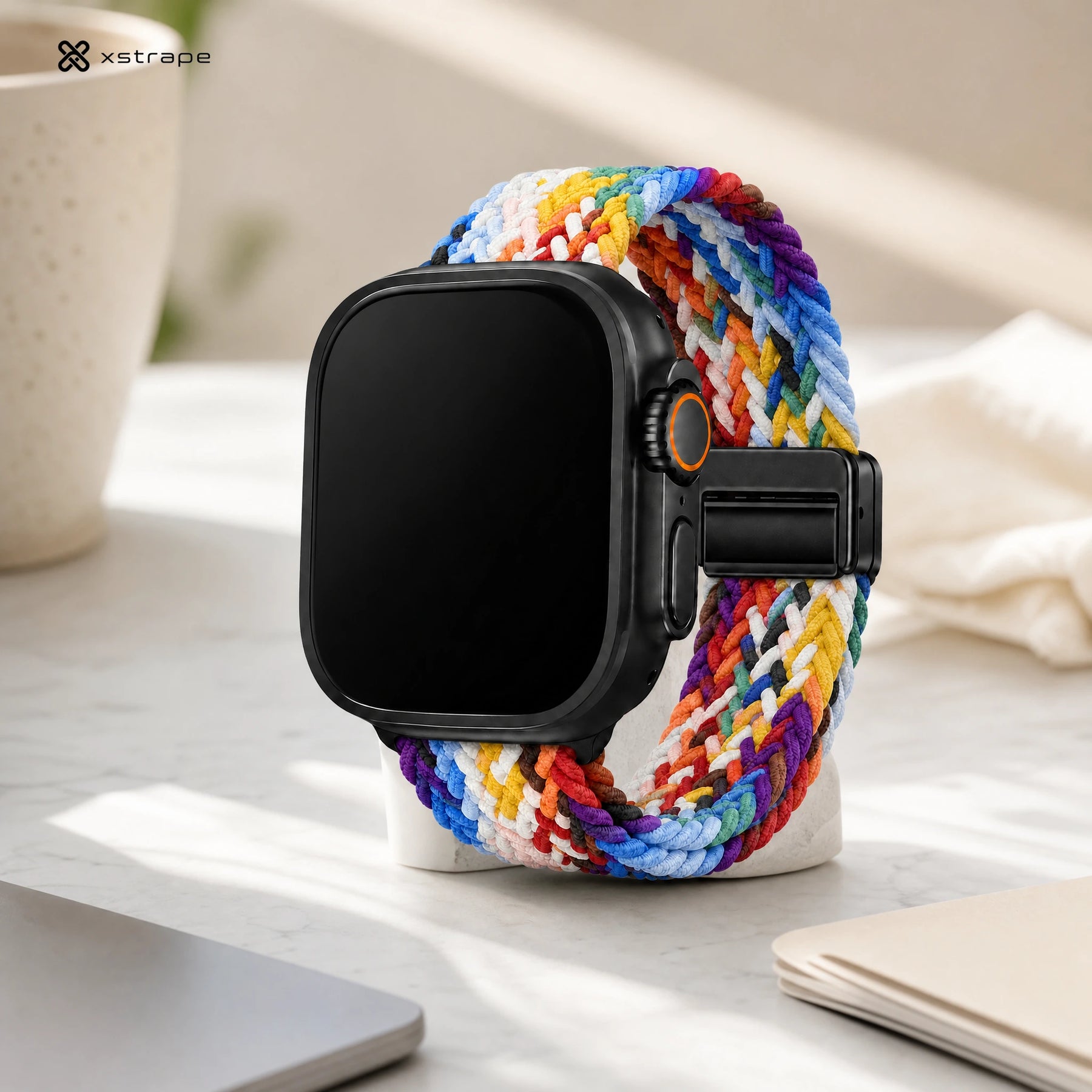Xstrape Colorful Braided Smartwatch Band for Active Lifestyles