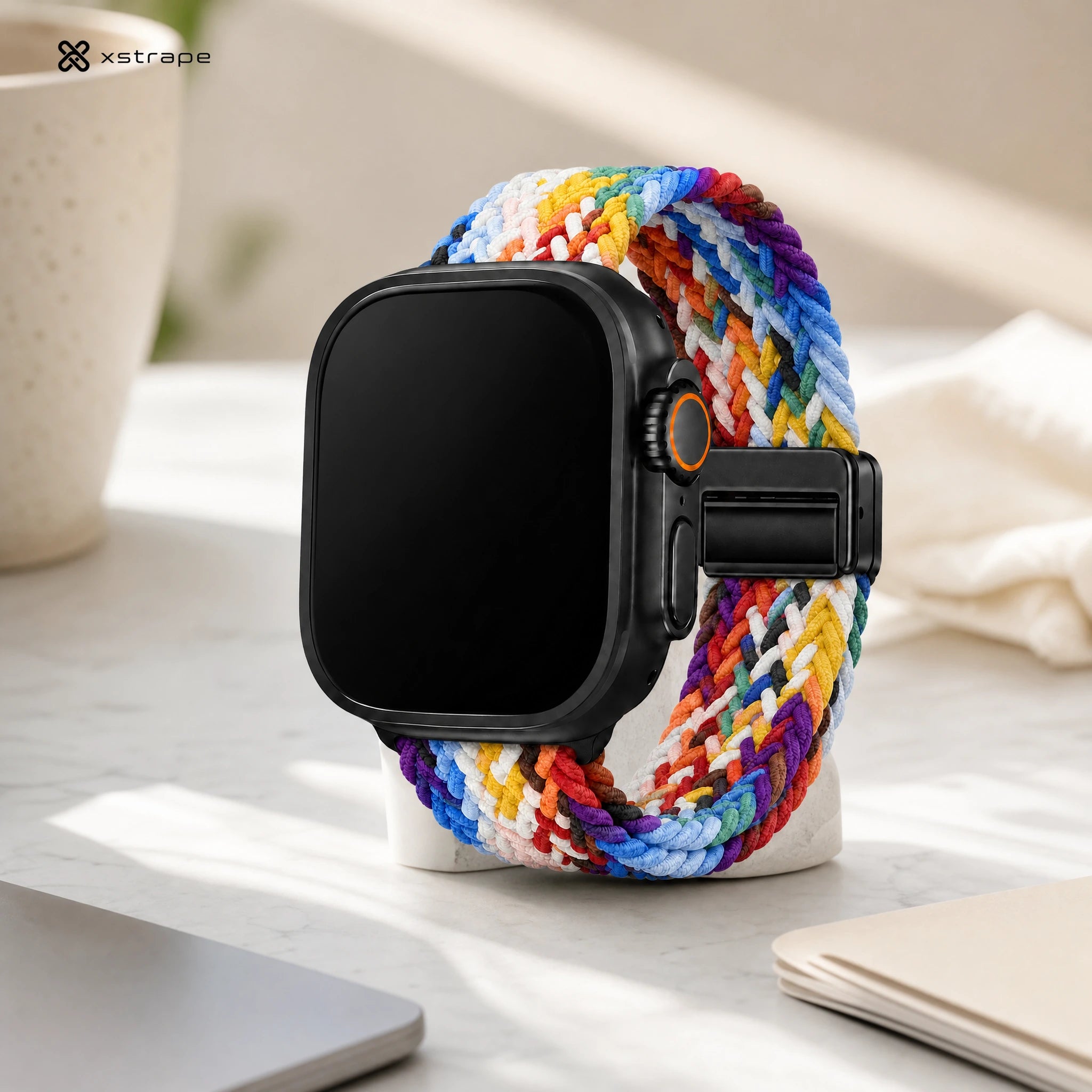 Xstrape Colorful Braided Smartwatch Band for Active Lifestyles